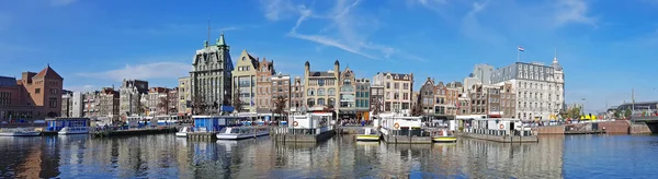 オランダのアムステルダムからの都市景観 — ストック写真