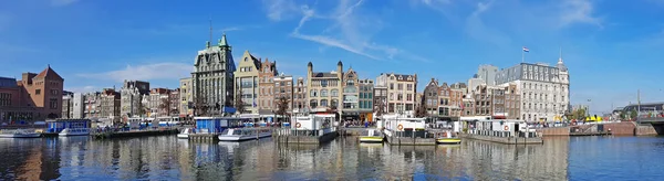 Città Panoramica Amsterdam Nei Paesi Bassi — Foto Stock