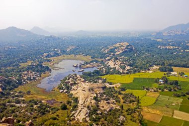Gingee Fort görünümünden, Tamil Nadu Indi Thiruvannamalai