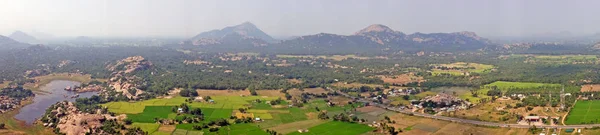 Uitzicht Vanaf Gingee Fort Vrouwtje Tamil Nadu Indi — Stockfoto