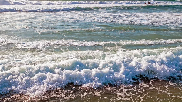 Hava Dalgaları Atlantik Okyanusu Üzerinden — Stok fotoğraf