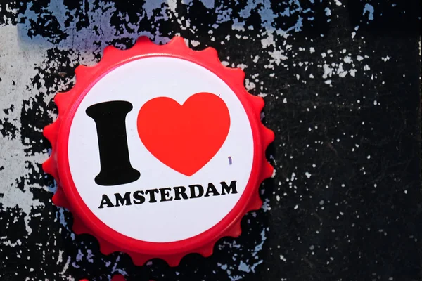 Люблю Амстердамскую Скорлупу — стоковое фото
