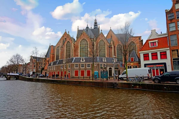 Iglesia Antigua Amsterdam Los Países Bajos —  Fotos de Stock