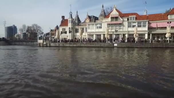 Stadtpanorama Von Amsterdam Den Niederlanden — Stockvideo