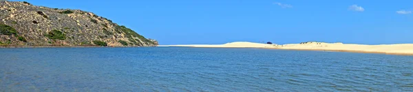 Panorama alkaen Carrapateira beach at the westcoast in Portugal — kuvapankkivalokuva