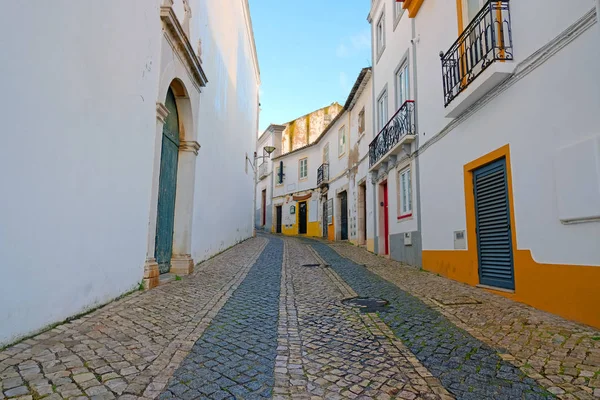 Old portuguese street in Lagos the Algarve Portugal — Stock Photo, Image