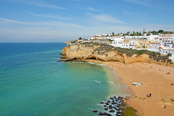 The village Carvoeiro in the Algarve Portugal — Stock Photo, Image