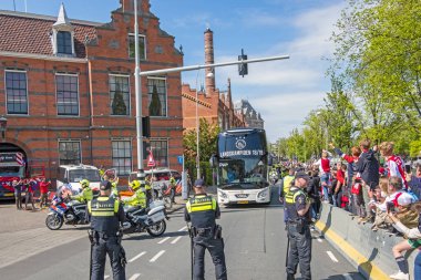 Amsterdam, Hollanda - 16 Mayıs 2019: Ajax ulusal şampiyon