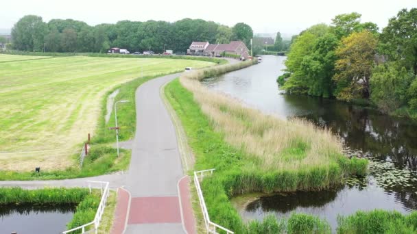 Hollanda Nın Kırsal Kesimi — Stok video
