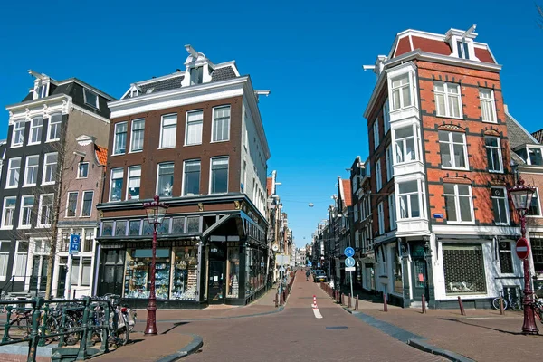 Ciudad Escénica Amsterdam Los Países Bajos — Foto de Stock