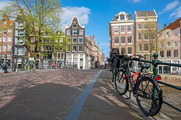 Ciudad Escénica Amsterdam Prinsengracht Los Países Bajos — Foto de Stock