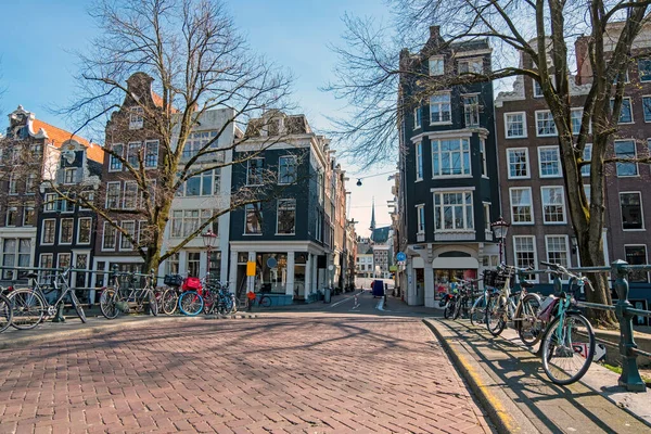 Città Panoramica Amsterdam Herengracht Nei Paesi Bassi — Foto Stock