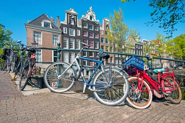 Město Malebné Amsterdamu Nizozemsku Prinsengracht — Stock fotografie