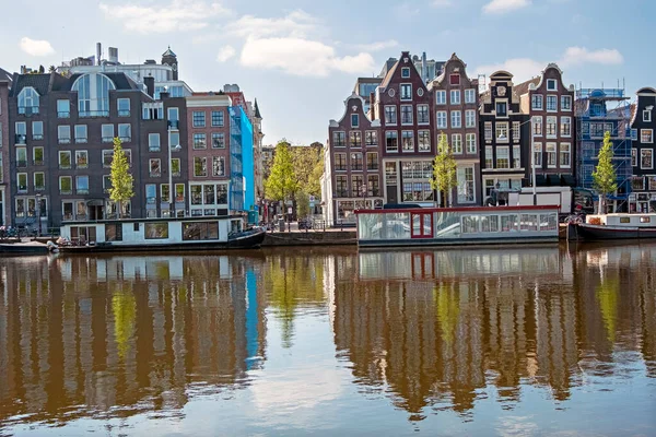 Cidade Cênica Amsterdã Holanda Amstel — Fotografia de Stock