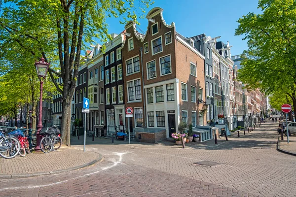 Città Panoramica Amsterdam Nei Paesi Bassi Keizersgracht — Foto Stock