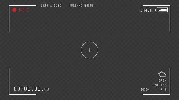 摄像机覆盖 — 图库矢量图片