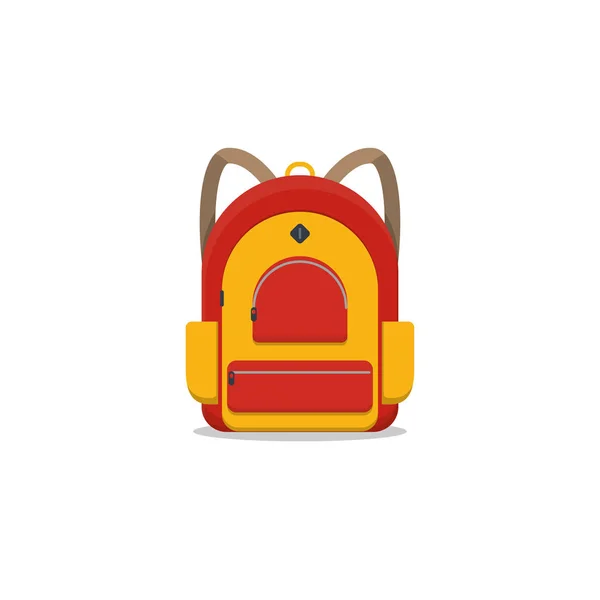 Mochila escolar Ilustración — Vector de stock