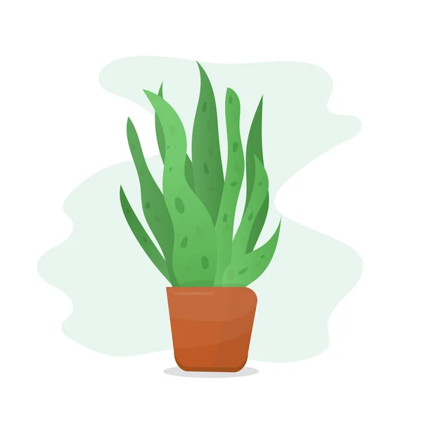 Plant in flowerpot — Stock Vector