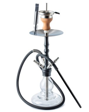 İzole nargile ya da hortumlu su borusu.