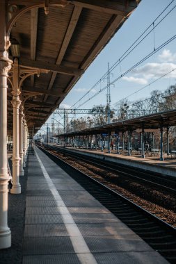 Sopot 'taki eski tren istasyonu, Polonya' daki Gdansk