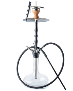 İzole nargile ya da hortumlu su borusu.