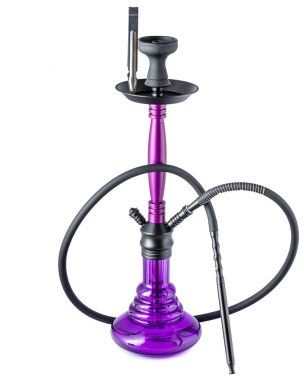 İzole nargile ya da hortumlu su borusu.