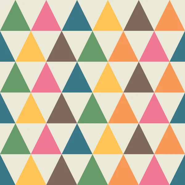 Triangle Geometric Scandinavian Colorful Pattern Playful Modern Flexible Pattern Brand — Stock Vector