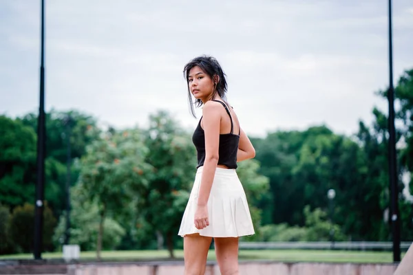 Şirin Asyalı Kız Portresi Kapatın — Stok fotoğraf
