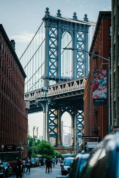 Part Bridge Buildings Modern City — Stock Photo, Image