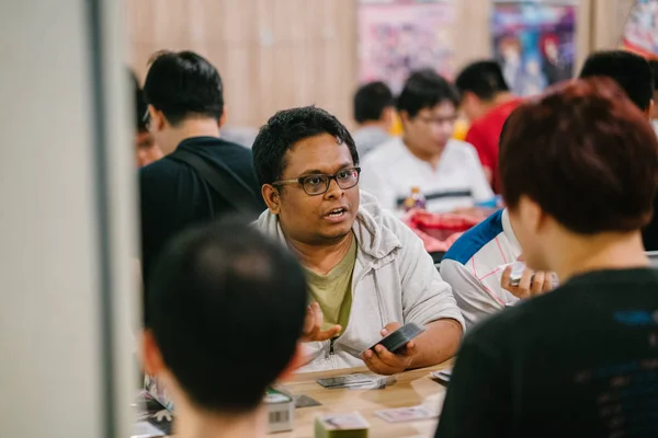 Сингапур Август 2018 Года Азиатские Студенты Публичной Библиотеке Концепция Образования — стоковое фото