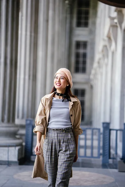 Mujer China Asiática Elegante Atractiva Ella Está Elegantemente Vestida Atractiva — Foto de Stock