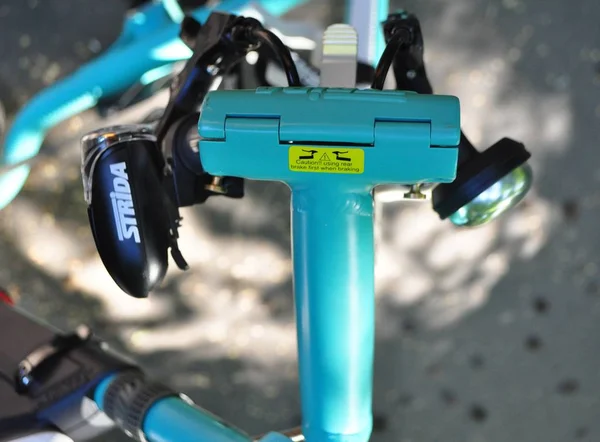 Strida katlanır bisiklet detay.