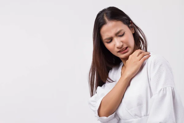 Picazón Mujer Rascarse Piel — Foto de Stock