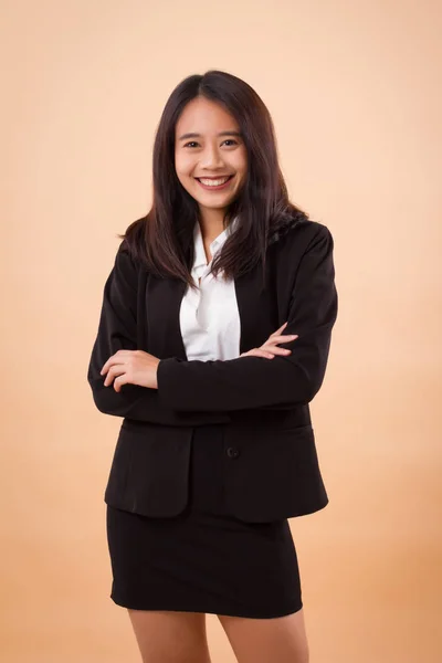 Portrait Happy Smiling Asian Business Woman Happy Smiling Successful Business — Stock Photo, Image