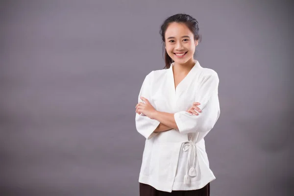 Woman Spa Therapist Asian Woman Spa Therapist Spa Worker Aesthetics — Stock Photo, Image