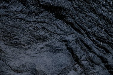 Koyu mavi şelale dalga su arka plan doku soyut