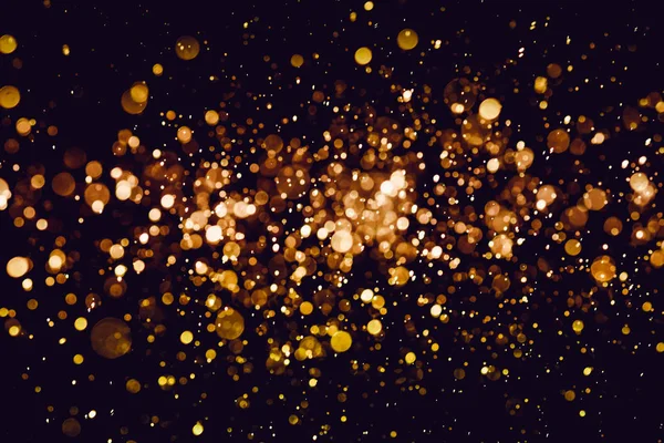 Bokeh Noel Arkaplanı Deseni Soyut Işık Parıldayan Yıldızlar Simli Klasik — Stok fotoğraf