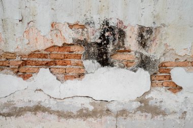 Eski grunge soyut arkaplan dokusu Beyaz beton duvar