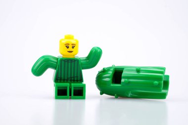 Chiang mai, Tayland - 27 Mayıs 2018: Lego mini figür oyuncak, Billund, Danimarka dayalı bir özel şirket.