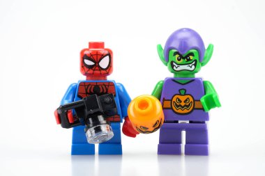 Chiang mai, Tayland - 27 Mayıs 2018: Lego mini figür oyuncak, Billund, Danimarka dayalı bir özel şirket.