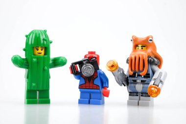 Chiang mai, Tayland - 27 Mayıs 2018: Lego mini figür oyuncak, Billund, Danimarka dayalı bir özel şirket.