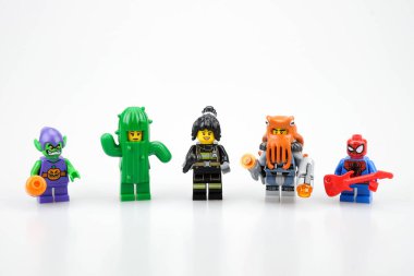 Chiang mai, Tayland - 27 Mayıs 2018: Lego mini figür oyuncak, Billund, Danimarka dayalı bir özel şirket.