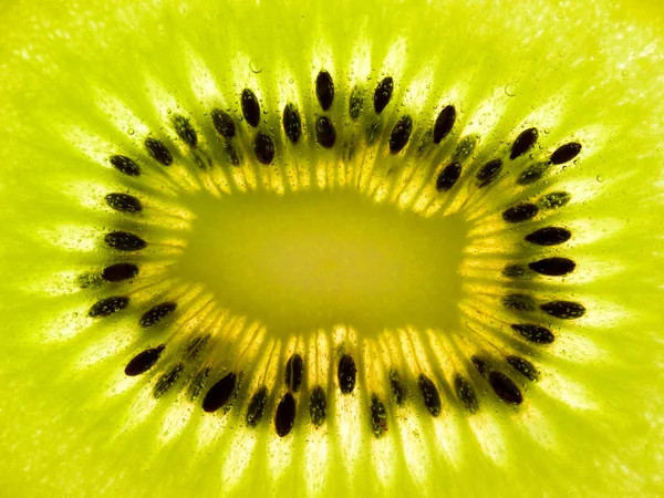 Close Van Textuur Achtergrond Kiwi Fruit — Stockfoto