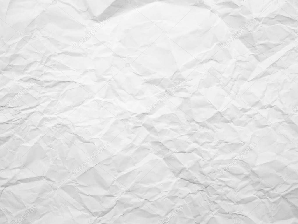White creased paper texture background 