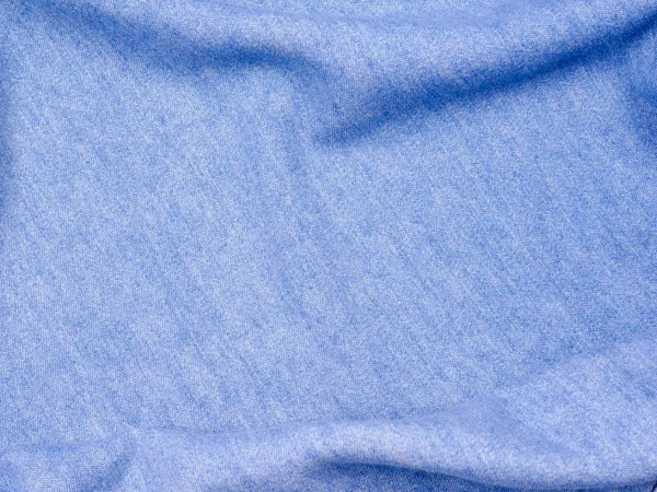 Textur Bakgrunden Ljus Blå Jean Tyg Trasa — Stockfoto
