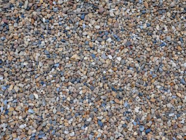 Arka plan doku, renkli deniz taşlar, üstten görünüm