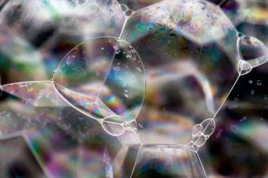 Soyut arka plan beyaz sabunlu köpük dokusu. Köpüklü şampuan köpüğü.