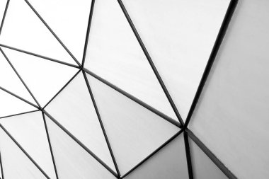 Arka plan mimarisi hatları. modern mimari detay