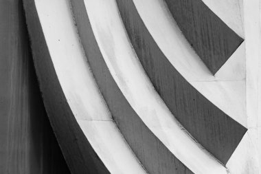 Arka plan mimarisi hatları. modern mimari detay