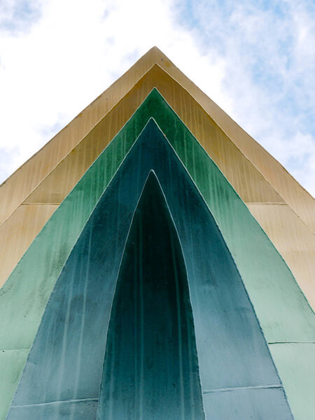 Abstract background architecture lines. modern architecture detail